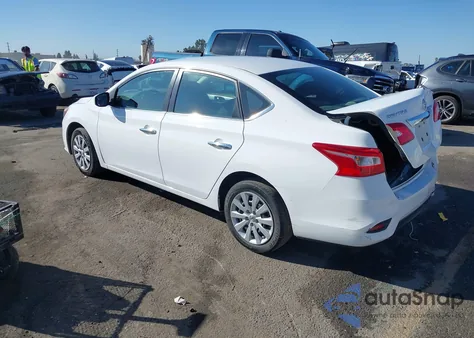 2018 Nissan Sentra S z USA, uszkodzony, nr VIN 3N1AB7APXJY246325